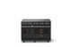 Viking® 5 Series 48" Antique Bronze Pro Style Induction Range with Polished Chrome Trim-3