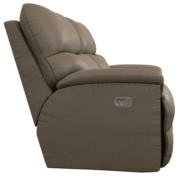 La-Z-Boy® Trouper Marble Power Reclining Loveseat with Headrest-2