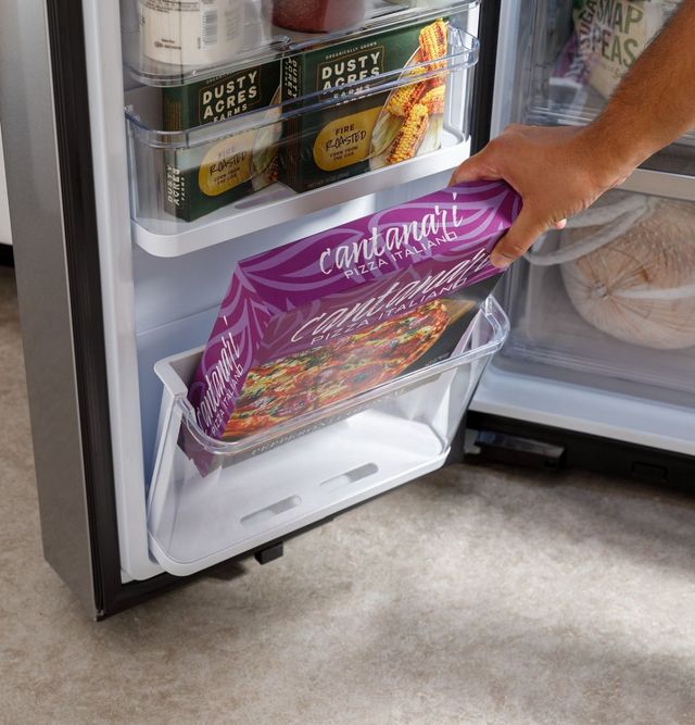 GE Profile™ 36 in. 28.3 Cu. Ft. Fingerprint Resistant Stainless Steel Quad French Door Refrigerator with Dual Dispense AutoFill Pitcher-14