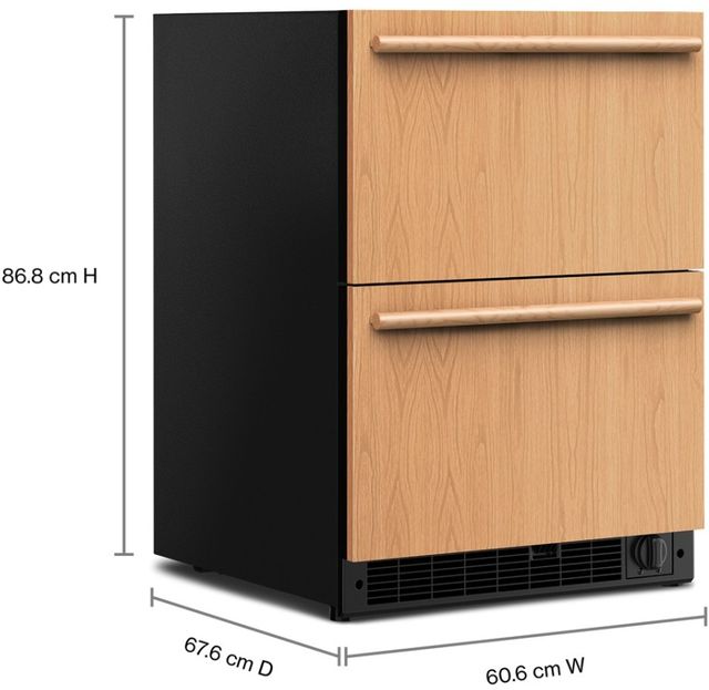 KitchenAid® 24" 4.2 Cu. Ft. Panel Ready Refrigerator Drawer-1