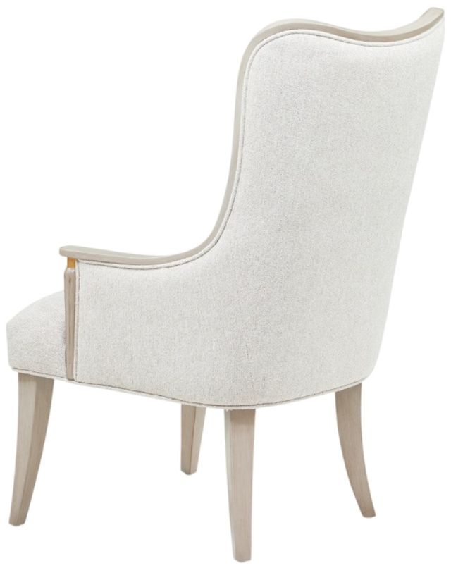 Michael Amini® St. Charles Dove Gray Arm Chair-3