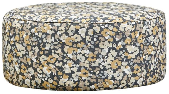 Fusion Furniture Amos Mink Bixby Sunflower Cocktail Ottoman-0