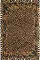 Cosmos Carpets Pazzazz Jungle-Safari Orange/Black 3' x 5' Area Rug-0