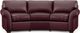 Flexsteel® Vail Dark Red Conversation Sofa-1