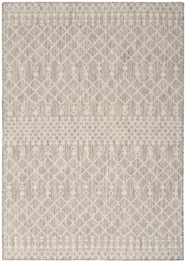 Nourison Home™ Positano Light Gray 5'x7' Area Rug Style 1-0