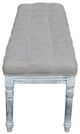 Cottage Creek Furniture Arlington Beige/Distressed Continental White Bench-3