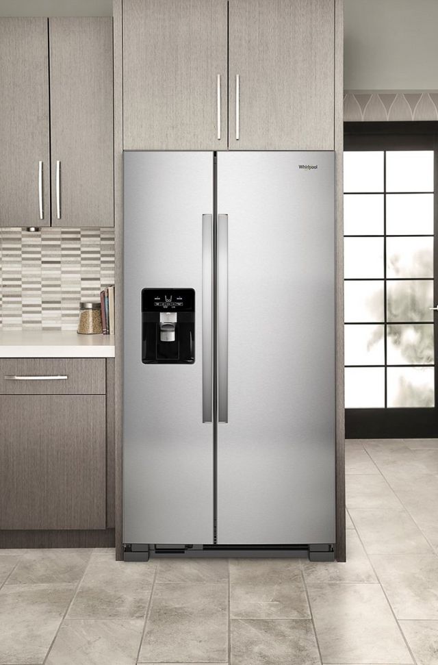 Réfrigérateur côte-à-côte de 36 po Whirlpool® de 24.6 pi³ - Acier inoxydable résistant aux traces de doigts-6