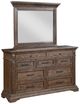 New Classic® Home Furnishings Mar Vista 4-Piece Walnut California King Panel Bedroom Set-4