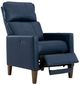 Best® Home Furnishings Customizable Janae Leather Power High Leg Recliner with Honey Birch Legs-3