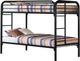 Monarch Specialties Inc. Black Twin Bunk Bed-1