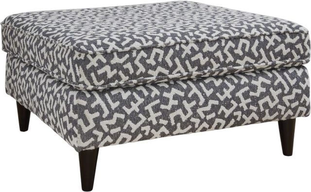 Fusion Furniture Contour Downunder Denim Cocktail Ottoman-0