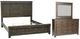 Liberty Furniture Thornwood Hills 3-Piece Rock Beaten Brown King Panel Bed Set-0