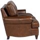 Bradington-Young Carrado Cognac 8-Way Tie Stationary Sofa-1