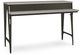 Amisco Customizable Elwood Thermo Fused Laminate Console Table with Metal Hanger Base-0