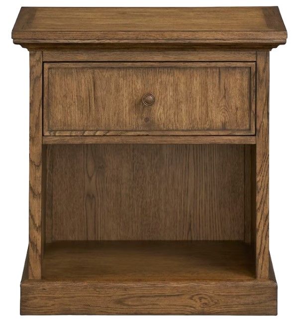 Bassett® Furniture Surry Truffle Oak Bedside Table-1