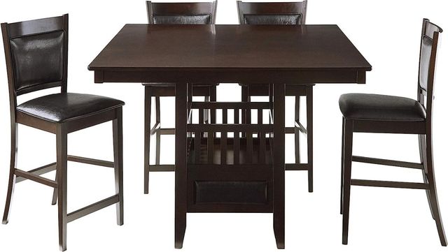 Coaster® Jaden 5-Piece Espresso/Black Dining Room Set-0