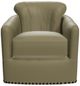 Craftmaster® Customizable CM Leather 33" Swivel Glider-2