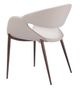 Zuo® Modern Limay Beige/Walnut Dining Arm Chair-4