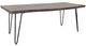 Jofran Inc. Nature's Edge Slate Coffee Table with Black Base-0