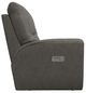 La-Z-Boy®  Cassian Charcoal  Power Reclining Loveseat with Console, Headrest, and Lumbar-3
