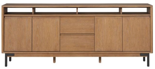 Flexsteel® Millwork Brown Large Entertainment Base-2