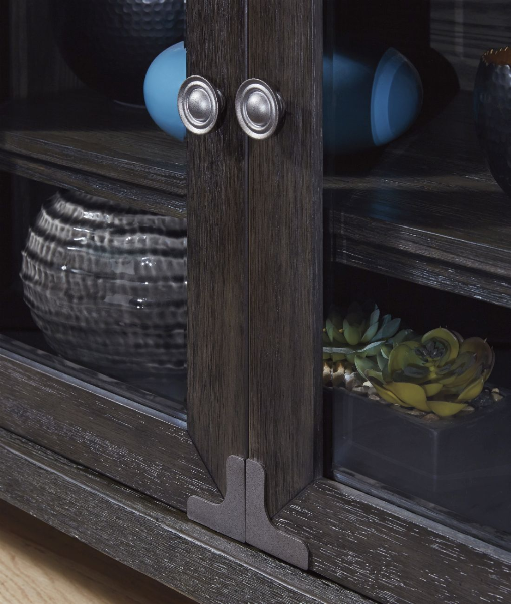 Signature Design By Ashley Todoe TV Stand with Electric Fireplace - Thumbnail 4