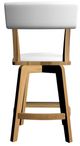 Mavin Customizable Bella 24" Swivel Bar Stool-2