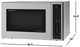 Sharp® 1.5 Cu. Ft. Stainless Steel Countertop Microwave-2
