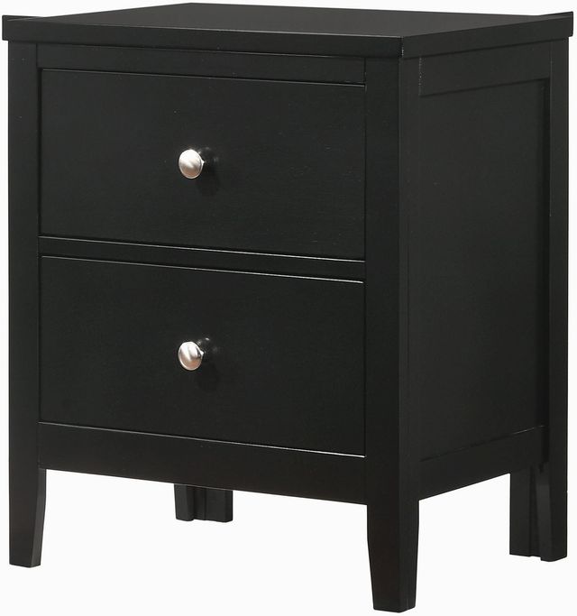 Coaster® Carlton 5 Pieces Black and Grey Eastern King Panel Bedroom Set-2