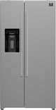 FORNO® Salerno 36" 20.0 Cu. Ft. Fingerprint Resistant Stainless Steel Side-by-Side Refrigerator-0