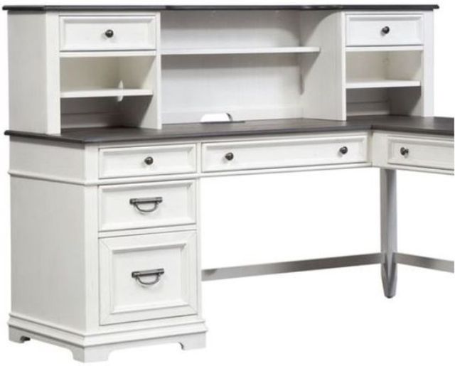 Liberty Furniture Allyson Park Wirebrushed White Writing Desk