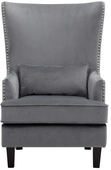 Mazin Furniture Tonier Gray Upholstered Accent Chair-1