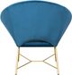 TOV Furniture by TOV Slashed Navy Nolan Velvet Chair-1