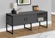 Crédence de bureau de Monarch Specialties Inc. - Gris/Noir-2