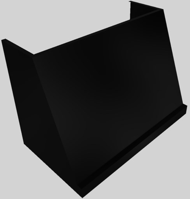 Vent-A-Hood® 42" Wall Mounted Range Hood-Black-1