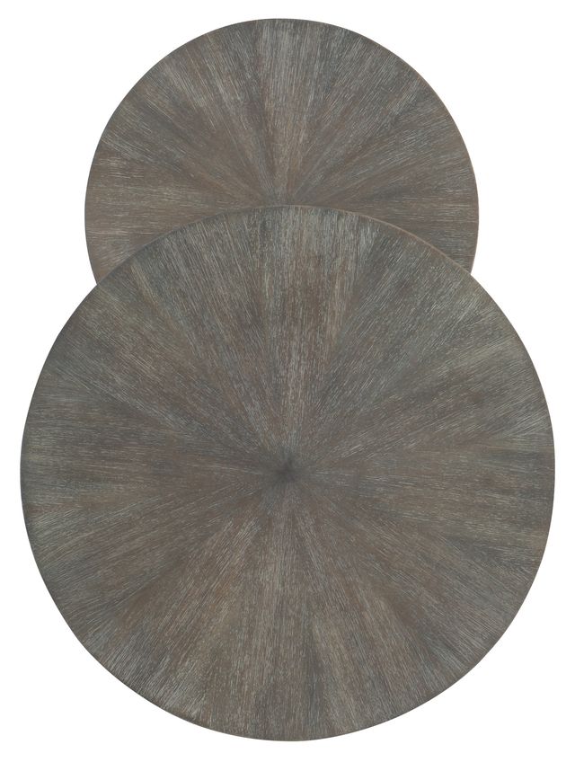 Hooker® Furniture 5903-80 2-Piece Natural Wood Nesting Table Set with Golden Brown Base-2
