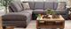 Hughes Furniture® 3700 2-Piece Jitterbug Gray Left-Arm Facing Sectional and Chaise-0