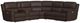 Flexsteel® Henry 6-Piece Burnt Umber Brown L-Shape Power Reclining Sectional-1