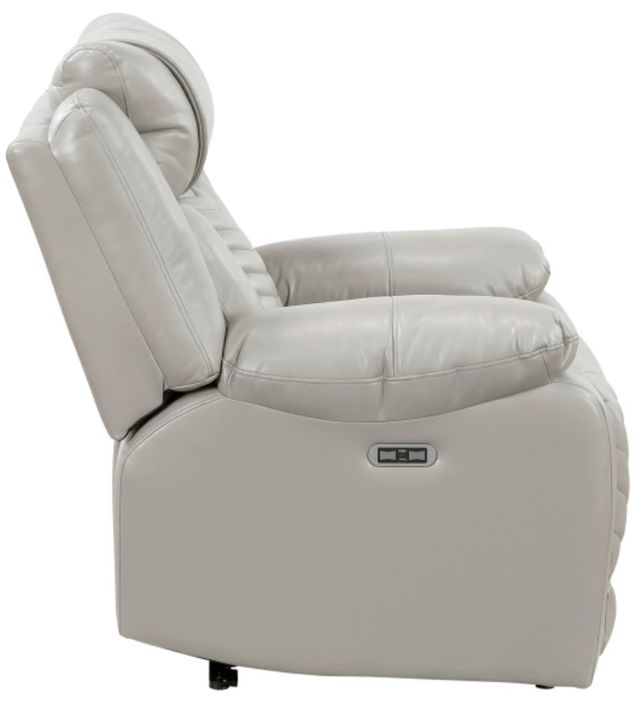 Homelegance® Huron Gray Power Recliner with Charging Ports-3