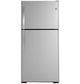GE® 19.1 Cu. Ft. Stainless Steel Top Freezer Refrigerator-0