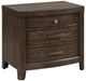 Bernards Fulton 4-Piece Dark Brown Queen Panel Bed Set-4
