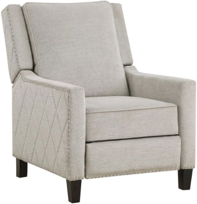 Homelegance® Banks Sand Manual Push Back Recliner-0