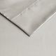 Olliix by Madison Park Essentials Satin 2-Piece Light Grey King Pillow Case-1