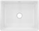 Elkay Fireclay White 24-7/16" x 19-11/16" x 9-1/8" Single Bowl Farmhouse Sink-1