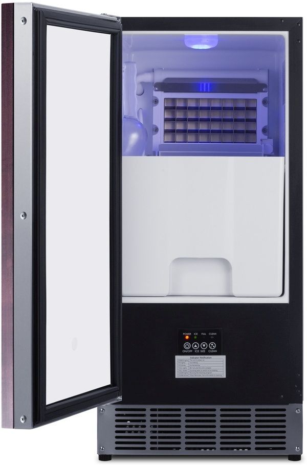 Summit® 15" 45 lb. Panel Ready ADA Compliant Undercounter Ice Maker-1