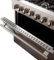 FORNO® Galiano 36" Stainless Steel Pro Style Dual Fuel Range-4