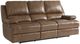 Bassett® Furniture Club Level Parsons Umber Leather Power Reclining Sofa-2