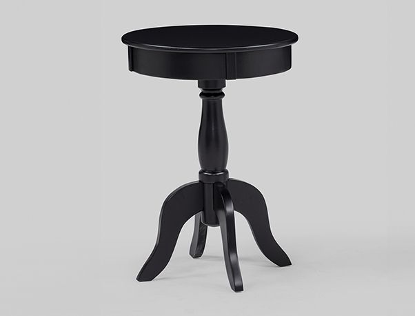 Crown Mark Romy Black Chairside Table-1