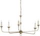 Currey & Company Nottaway Champagne Small Chandelier-0