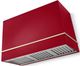 AGA Loge 48" Piccadilly Red Wall Mounted Range Hood  with Polished Brass Trim-0